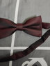 高川新郎结婚领结男士伴郎蝴蝶结正装商务韩版礼服 Bow tie 时尚枣红色 实拍图