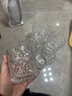 收米威士忌酒杯家用洋酒杯套装欧式水晶玻璃创意风啤酒杯酒吧酒具 刻花威士忌杯280ml(6只) 实拍图