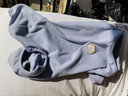 华元宠具（hoopet）狗狗衣服小型犬秋冬保暖宠物衣服冬天比熊幼犬泰迪小狗全包四脚衣 【德绒款】四脚护肚衣-杜若蓝 XL:背长38.5cm-推荐体重13-16斤 实拍图
