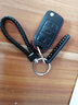 适用大众新朗逸途观L宝来高尔夫凌渡探歌途昂途岳探岳桑塔纳捷达速腾帕萨特途安真皮钥匙包套汽车用钥匙扣 大众A款黑红 实拍图