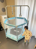 Lejump乐跳儿童蹦蹦床家用室内宝宝大小孩带护网玩具弹跳床降噪秋千 1.4米 乐享baby 篮球框+单杠吊环 实拍图