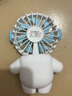 迷你小风扇定制logo印字图案宣传广告礼品展会活动赠品手持usb户外随身便携式可爱充电小电扇 旗舰版【象牙白+支架底座】 充电款 实拍图