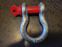 保联弓形卸扣D形美式卸扣U型环卡锁扣国标起重卸扣吊钩高强度马蹄扣 弓形 3.25吨 实拍图