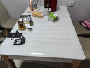 钟爱一生桌垫透明桌面垫餐桌布防水防油PVC软玻璃茶几垫水晶板台面垫抗菌 【2mm足厚】真无味真防油 透明 80*120cm 实拍图