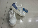 匹克板鞋男鞋冬季空军一号小白鞋薄底德训鞋子男轻便休闲女鞋运动鞋男 【女款】米白/月兰 37 实拍图
