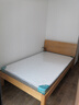 原始原素全实木床1.8米x2米现代简约主卧双人床纯实木榫卯大床L701D 高体-原木色1.5床+床垫10cm 大板床 实拍图