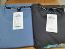 真维斯（Jeanswest）短袖t恤男ins潮牌2025春夏季男女宽松oversize半袖衣服美式高街男 雾霾蓝 纯色 XL 实拍图