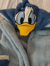 果壳（Gukoo）睡衣女迪士尼珊瑚绒睡衣男冬季加绒可外穿家居服情侣睡衣连帽D 唐老鸭钴蓝男套装 L 实拍图