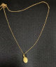 中国黄金（CHINA GOLD） 黄金项链女士足金榴莲吊坠送女友妈妈 【大果】足金吊坠+K金链/约1.93g 实拍图