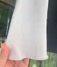 浪莎性感睡衣女夏季吊带睡裙仿冰丝荡领开叉新娘结婚家居服 奶白 XL  实拍图