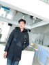 雅鹿新款冬季羽绒服男冬装中长款鸭绒加厚毛领商务连帽新品外套潮NR 黑色YU807V12190 L 175 实拍图