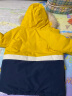 戴维贝拉（DAVE＆BELLA）童装冬季工装男童羽绒服女童羽绒衣儿童冬装宝宝轻薄保暖新年衣服 黄色 130cm（建议身高120-130cm） 实拍图