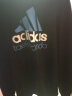 阿迪达斯（Adidas）卫衣男装新品运动服跑步训练透气潮服简约舒适套头衫 大Logo-黑/蓝 2XL 实拍图