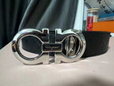 菲拉格慕（Ferragamo） 腰带男士休闲商务正装皮带【带宽约3.5cm/可裁剪】 675542 724127 马蹄扣双面 105码【适合3尺1以内腰围】 实拍图