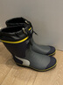 非常行（Jolly Walk）水鞋雨鞋男中筒雨靴钓鱼防水靴套鞋胶鞋筒靴 蓝黄 45  实拍图