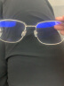 暴龙（BOLON）近视眼镜框王鹤棣同款光学镜眉架轻商务BJ6105 B16-银色/透灰 框+暴龙光赞防蓝光1.60(600度内) 实拍图