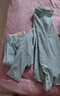 蕉内（Bananain）棉棉301H睡衣男女纯棉情侣家居服长袖套装夏送男友520情人节礼物 【女士】浅苍绿 L 实拍图