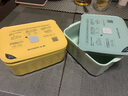北鼎（Buydeem）电蒸锅G56A/G55A配件不锈钢蒸架二层加高配件陶瓷饭盒隔水炖炖盅长型白盘 18cm猪猪盒|浅杉绿 实拍图