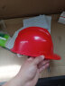 舜选安全帽 ABS新国标 工地建筑施工业头盔 防砸透气抗冲击SHX-K1红色 实拍图