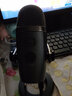 罗技（Logitech） Blue Yeti Nano小雪怪 USB麦克风电脑专业电容麦K歌录音直播 Yeti Nano 炫酷黑＋支架和防喷网 实拍图