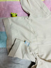 童泰（TONGTAI）宝宝外套春秋儿童衣服男女外出连帽上衣T41W135N-DS杏白110cm 实拍图