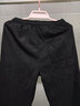 猫霓加绒裤子男冬季潮流宽松保暖束脚工装裤加厚九分运动休闲卫长裤 深灰+黑色-加绒加厚 L【建议体重100-120斤左右】 实拍图