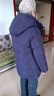 雅鹿奶奶冬装羽绒服女复古盘扣60岁70老人冬季衣服中老年妈妈外套 1890紫罗兰 厚款 XL 推荐105-120斤 实拍图