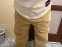 OEMG 工装裤男春秋夏季九分裤男宽松直筒日系潮牌休闲百搭束脚裤子男 卡其色常规 【高品质】 XL [建议110-130斤] 实拍图