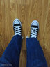 匡威（Converse）ALL star  常青款男鞋女鞋经典休闲鞋情侣鞋高帮帆布鞋板鞋学生鞋 101010 经典高帮 37.5 /5 实拍图