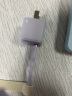 ANKER安克 充电线苹果mfi认证适用iphone12/13/14手机充电器亲肤type-c转lightning快充数据线0.9m浅紫 实拍图