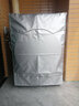 韫色 滚筒洗衣机罩防水防晒加厚全自动滚筒波轮上开盖防护套 滚筒（银色简约） 加大码XL（10-12公斤） 实拍图