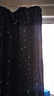 诺罗窗帘全遮光简约现代深蓝色星星烫银儿童房卧室飘窗出租房短帘防晒 深蓝烫银四爪钩款 150cm*200cm 1片 【成品】 实拍图