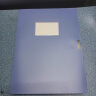 齐心(Comix) 10个装 55mm加厚档案盒 板材厚度1mm A4文件盒 加厚粘扣资料盒  蓝色 HC-55-10 实拍图