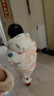 鸭鸭儿童羽绒服2022新款女中长款小童可爱卡通印花连帽保暖冬季外套YD 米色 100 实拍图