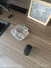 宫薰 烟灰缸防飞灰日式冰川玻璃创意办公室茶几装饰摆件 富士山16cm 实拍图
