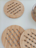 标龙 楠竹垫子隔热垫餐桌垫防烫垫碗垫子锅垫餐垫耐热家用防热垫菜碟厨房砂锅垫盘垫 天然加厚楠竹圆形4个装 实拍图
