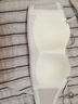 古今无痕无钢圈隐形防滑抹胸礼服结婚文胸小胸聚拢可拆卸肩带内衣 紫罗兰【单件装】 L (70C/80A/80B) 实拍图