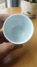 天泽（TIAN ZE） 影青瓷陶瓷茶杯主人杯影雕功夫茶具单杯茶盏陶瓷映青杯茶杯单杯 观音手-不倒杯 实拍图