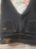皮尔卡丹（pierre cardin）加绒加厚牛仔裤男直筒修身耐洗耐磨休闲百搭带绒长裤203975蓝黑32 实拍图