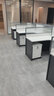 安美诚家具职员办公桌子屏风工位隔断办公桌椅组合简约现代 干字型八人位含柜 不含椅 晒单实拍图