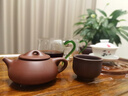 百年利永宜兴紫砂壶纯手工茶壶茶具套装礼盒泡茶壶原矿紫泥景舟石瓢壶 光素款一壶四杯 225ml 实拍图