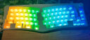Alice80人体工学有线热插拔RGB机械键盘 星辰黑有线汉白玉轴 实拍图