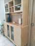 沫春 实木餐边柜酒柜家用餐具柜置物架厨房橱柜组合柜茶水柜客厅收纳柜 长80宽42.5高97(简单自己装) 包上楼包安装 实拍图