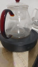 唐兴耐热玻璃蒸茶壶蒸汽茶壶煮茶器电陶炉茶炉花茶黑茶家用泡茶壶 红把 蒸茶壶 实拍图