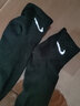 耐克（NIKE） 休闲袜男袜女袜 2025新款透气篮球袜跑步袜三双装中长筒训练袜子 SX7677-010/三双装 L/26-28厘米/42-46码 实拍图