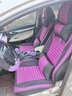 车鞍 汽车座套仿亚麻布艺四季通用汽车坐垫全包卡通公仔可爱萌座垫 A15魅力紫-豪华版-头靠分体 五座通用款式-下单留言车型 实拍图