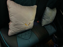 问雅抱枕被子两用办公室午休被车载汽车折叠午睡毯子加厚多功能空调被 灰色-麋鹿角 大号合起48X48cm 打开150X195cm 实拍图