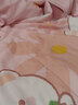 博洋宝贝（Beyond Kids）儿童被子A类60支天丝夏凉被空调被可水洗冰丝被净重约1.2-3斤 60支天丝夏凉被—兔兔桃桃 150*210cm 实拍图