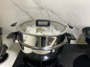 弗欧（WOLL） WOLL不锈钢系列蒸锅家用汤炖锅汤锅电磁炉燃气通用 单层蒸锅 1层 28cm 实拍图