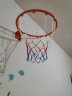 驯良鸽 篮球框 成人室内外家用墙壁标准挂式户外篮球架篮筐投篮铁圈 加厚成人空心45cm+球网+膨胀螺丝 实拍图